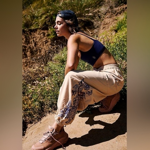 NWOT FP Movement Baller Embroidered Pants - Picture 2 of 8